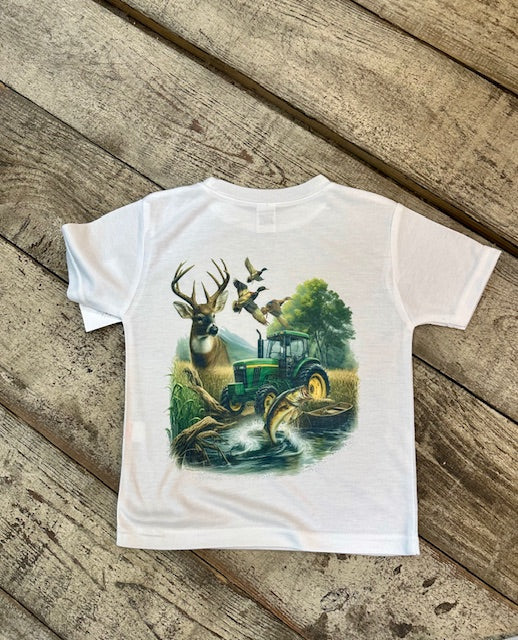 Hunting, fishing shirt boys