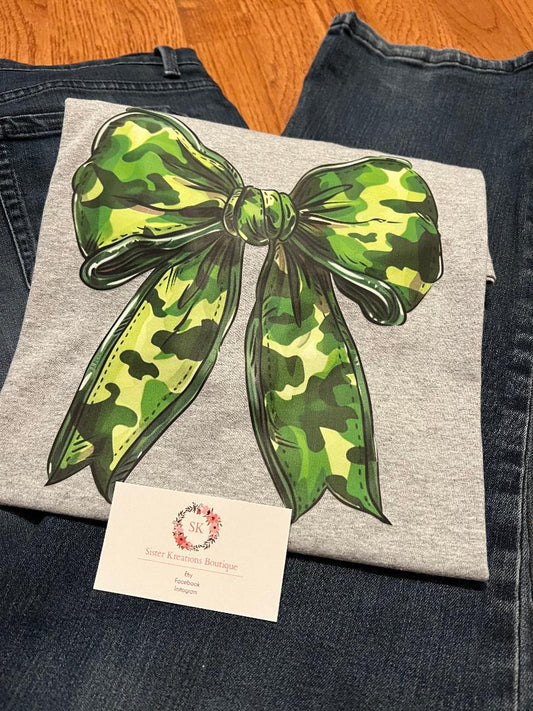 Big Camo Hunting Bow T-Shirt