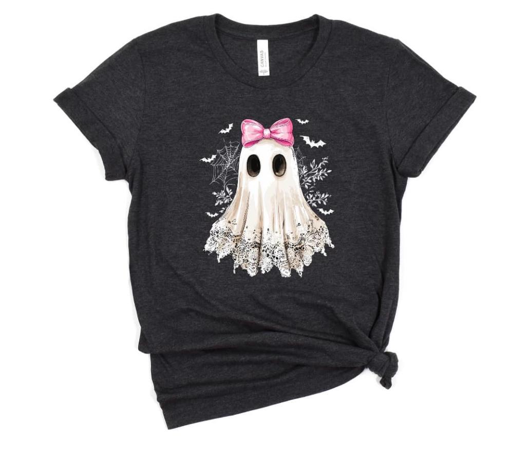 Ghost Whimsical Lacey T-Shirt