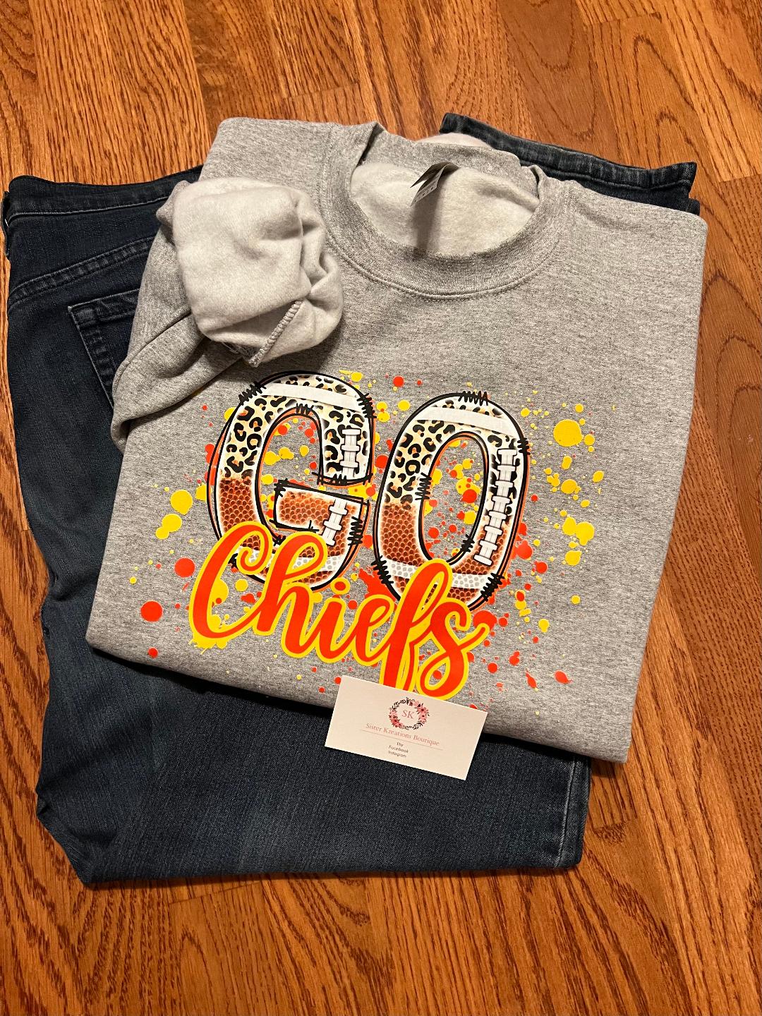 Go Chief's Football Game Day Sweatshirt