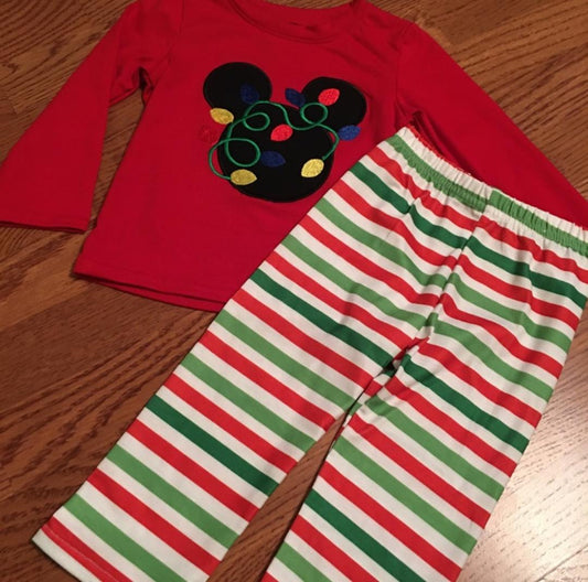 Mickey Christmas Boy Outfit