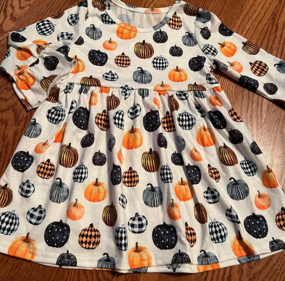 Pumpkin Big Shirt Dress