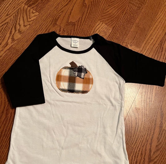 Pumpkin Raglan Shirt