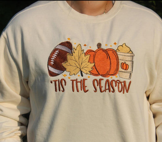 Tis the Season! Football, Fall and Coffee Sweatshirt