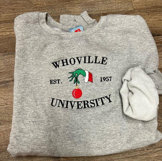 Whoville University Grey Sweatshirt